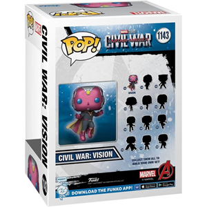 اکشن فیگور اسپشیال 9 سانتی فانکو پاپ ویژن مدل Funko POP - Marvel - Civil War Captain America - Vision - Bobble Head - Exclusive _اسباب بازی